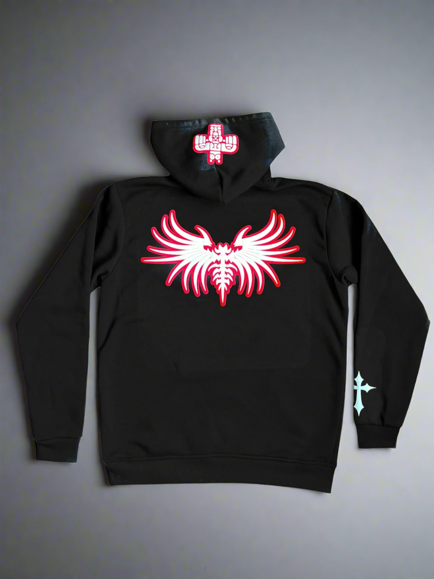 Skeletal Eagle Hoodie